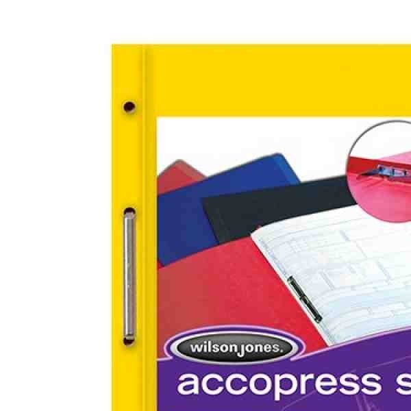 FOLDER CBROCHE OFI. AMARILLO ACCOPRESS P-4563 C.140